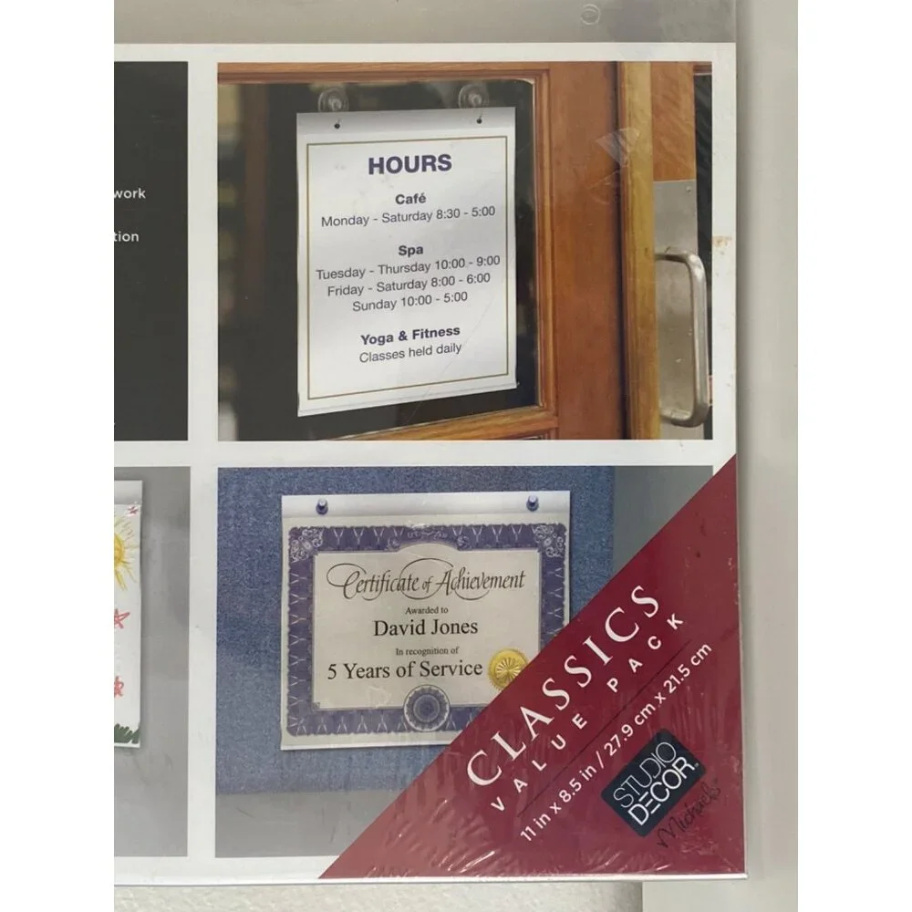 Michaels Studio  Multi Purpose Acrylic Magnetic Frame 10 Classics Value 11 X 8.5